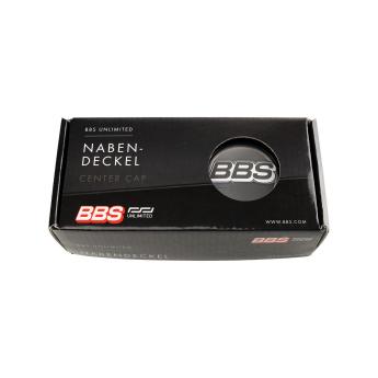 Preview: 4 x BBS 2D Nabendeckel Ø56mm chrom, Logo grau/weiß (1970) - 58071058.4